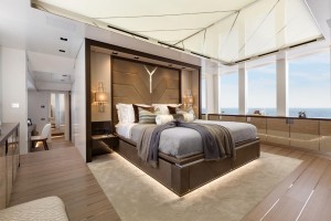 MY Logica 45 owner cabin