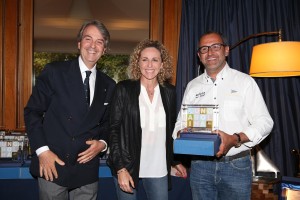 Alcuni momenti della premiazione al Circolo Canottieri Aniene