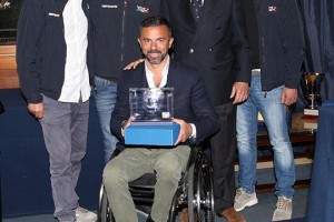 Alcuni momenti della premiazione al Circolo Canottieri Aniene