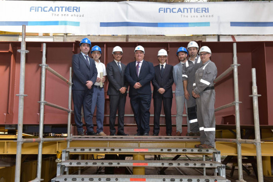 Al via i lavori in bacino per l’unità di supporto logistico