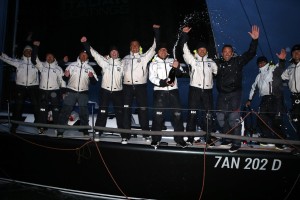L'equipaggio di Altair3 festeggia all'arrivo