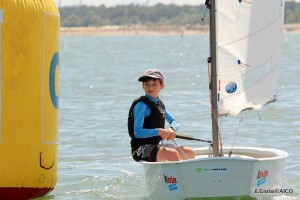 Iniziata con 3 regate la 3^ tappa del Trofeo Optimist Italia Kinder + Sport a Ravenna