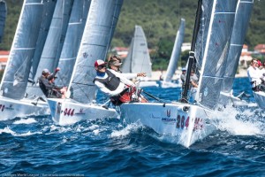 La prima giornata di regate Melges 20 World League a Zara
