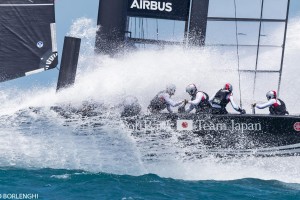 Nathan Outteridge, Team Artemis, vs Dean Barker Team, Softbank Japan