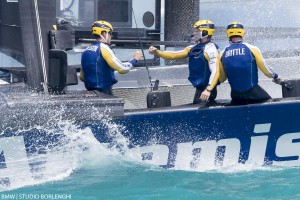 Nathan Outteridge, Team Artemis, vs Dean Barker Team, Softbank Japan