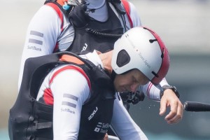 Nathan Outteridge, Team Artemis, vs Dean Barker Team, Softbank Japan