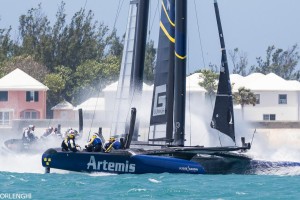 Nathan Outteridge, Team Artemis, vs Dean Barker Team, Softbank Japan