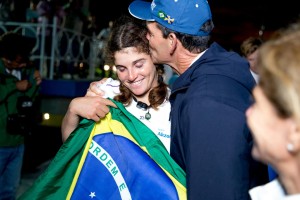 Team AkzoNobel, dello skipper olandese Simeon Tienpont si aggiudica il terzo posto nella settima tappa della Volvo Ocean Race