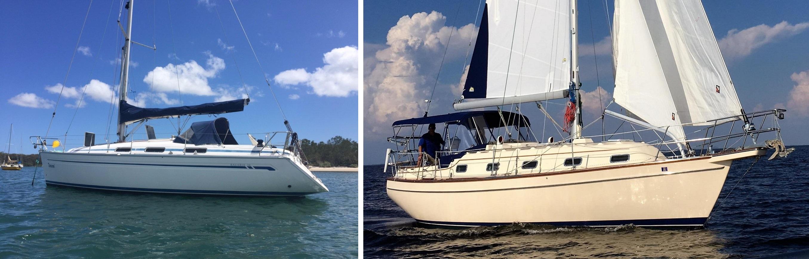 Bavaria 34 vs Island Packet 350