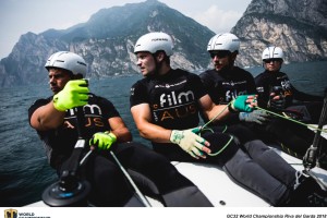 A bordo di .film Racing. Foto ©: Pedro Martinez / GC32 World Championship