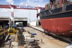 Cantiere Navale Vittoria vara rimorchiatore “Roma-Mosca” per la Federazione Russa