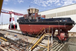 Cantiere Navale Vittoria vara rimorchiatore “Roma-Mosca” per la Federazione Russa