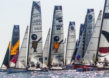 The twelve-strong international fleet of Flying Phantoms ready to descend upon Qingdao