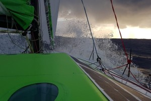 Photo from on board Campagne de France during sunsets. Image by Miranda Merron