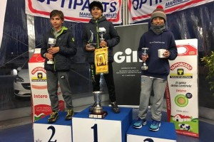 Alex Demurtas sul podio