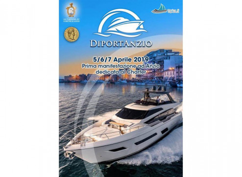 La locandina di DiportAnzio, dal 5 al 7 aprile a Marina Capo d'Anzio