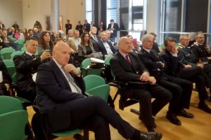 Fabio Felici, presidente di Carrara Fiere, nella platea del convegno
