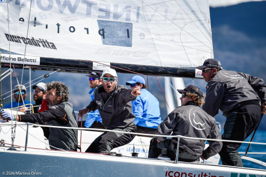 La prima frazione della J/70 Cup 2019