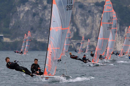 Vela giovanile/a Santini-Misseroni la 29er Easter Regatta