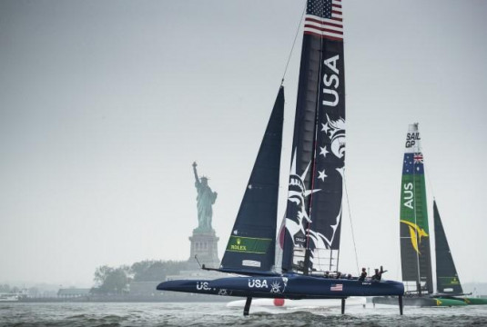 SailGP makes its highly anticipated debut on the Hudson River