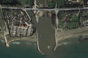 Scivolo Canale Fosso Mascarello a Foce Verde, Google Maps
