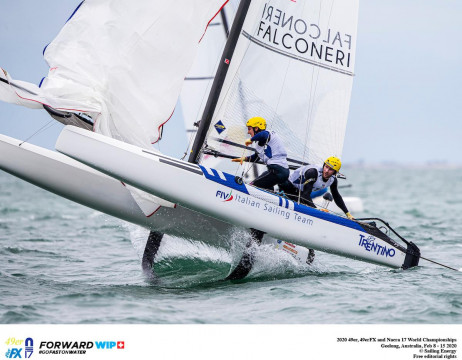 Vittorio Bissaro e Maelle Frascari sul Nacra 17