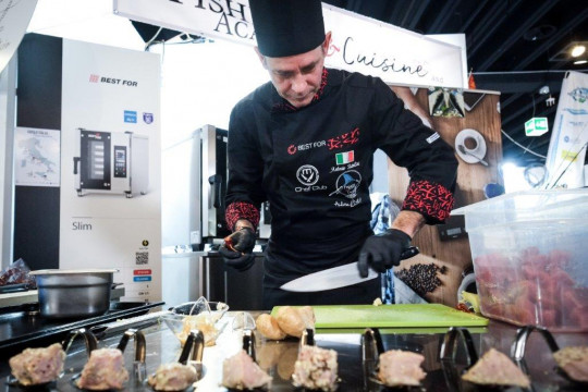 Le ricette dello Chef Antonio Stabellini al Pescare Show.