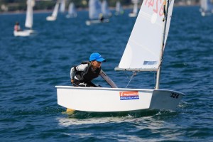 Ad Arco ancora regate Optimist sebbene con vento leggero