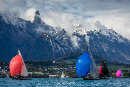 Lake Thun always provides an impressive backdrop