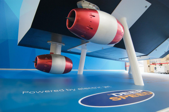 DeepSpeed, electric jets created by Sealence
