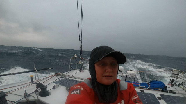 Pip Hare, IMOCA 60 Medallia's skipper
