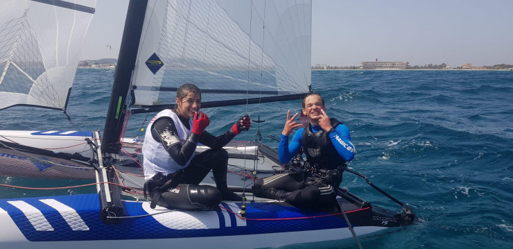 Hirsch–Orsolini in testa alla 2a regata nazionale Nacra 15
