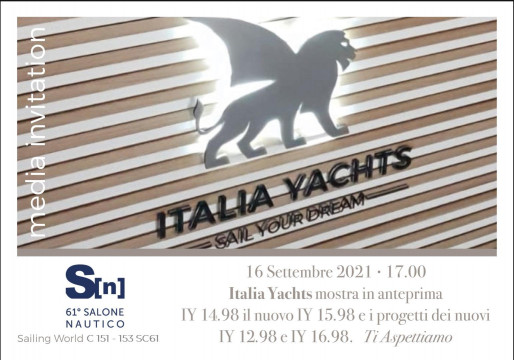 Italia Yachts presenta IY 14.98 a Salone Nautico di Genova