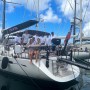 The Oyster Technical Support Team onboard Man of War, an Oyster 655