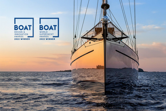 Baltic presents yacht of the year Perseverance at the Monaco Yacht Show
