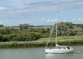KM Yachtbuilders, the launch of the Bestevaer 36 S/Y