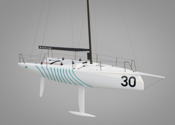 Battesimo per Ecoracer 30, la barca realizzata da nlcomp con materiali riciclabili