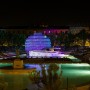 At Milano Design Week 2024, Azimut Yachts brings a boat to the swimming pool of the Bagni Misteriosi