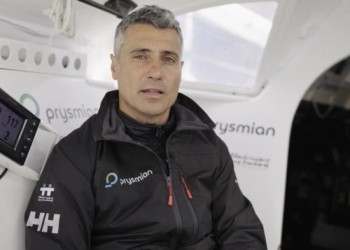 Notte impegnativa a bordo di Prysmian, Pedote ha navigato nella notte senza elettronica