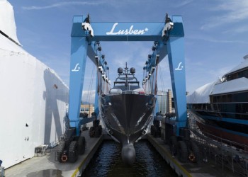 Lusben launches 42m Baglietto Sofia 3 at its Viareggio Shipyard