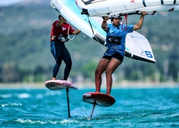 Young Azzurra sul podio del Campionato Mondiale WingFoil Racing