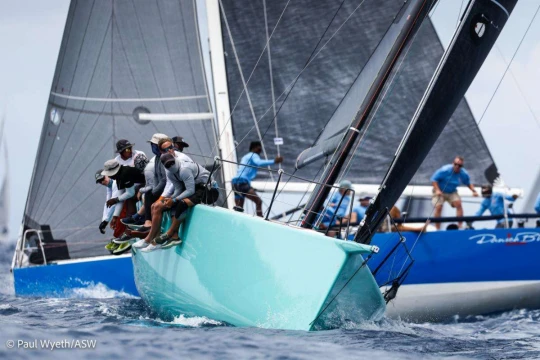 Jim Vos has been a longtime supporter of young Antiguan crew on his RP37 Warthog © Paul Wyeth/pwpictures.com