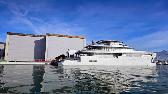 TISG: procedono i lavori di outfitting del M/Y Admiral Panorama 50m