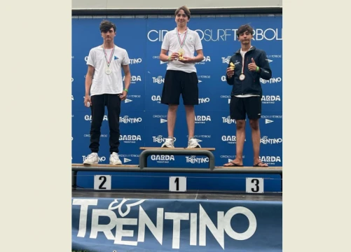 Capitta e Maglioni vincono la 2° Tappa di Coppa Italia IQFoil a Torbole