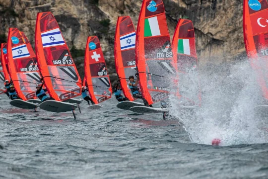 Torbole iQFOiL Youth & Junior International Games, full on day 3