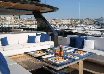 Il Design a tavola a bordo dello yacht