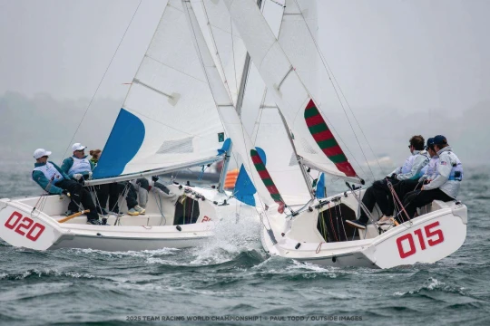 U.S. Teams lead on Day 2 of the 2025 Team Racing World Championship