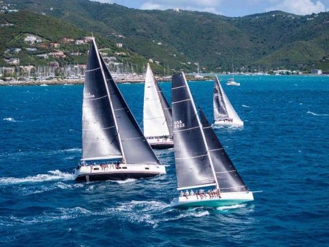 Save the date in 2026 for picture-perfect Caribbean racing in the BVI Spring Regatta & Sailing Festival © Alex Turnbull/Tidal Pulse Media