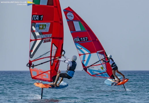 Prima tappa del campionato nazionale IQFoil al Windsurfing Club Cagliari con Marta Maggetti