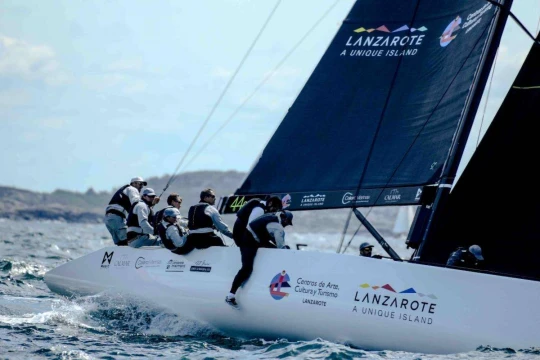 Lanzarote Calero Sailing Team on the first day of racing at the 44Cup Marstrand, Sweden © Sailing Energy